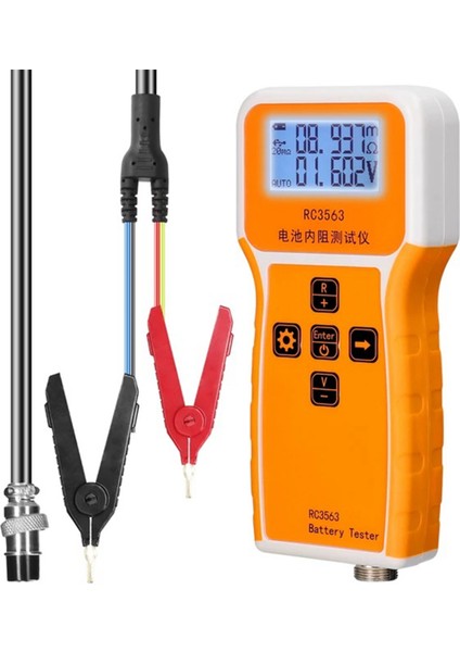 RC3563 Pil Voltajı Dahili Direnç Test Cihazı Trityum Lityum Demir Fosfat 18650 Pil Test Cihazı, Test Merkezi Klipsi (Yurt Dışından)