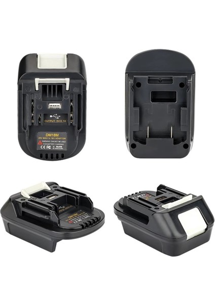 Milwaukee Için DM18M Pil Adaptör Dönüştürücü, BL1830 BL1850, 20V Ila 18V ile Uyumlu Makita 18V Pillere Dewalt (Yurt Dışından) modelleri