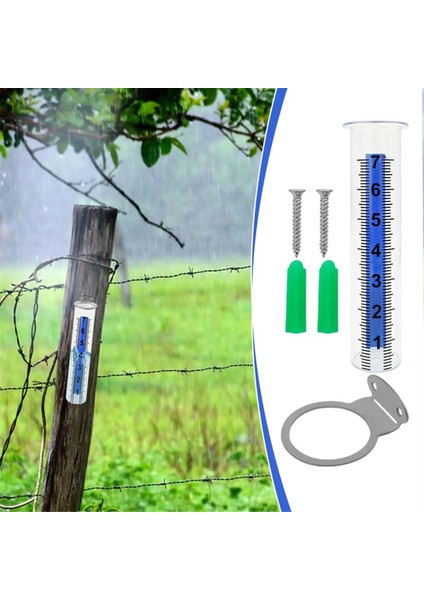 Bahçe Yağmur Göstergesi Doğru Yağmur Ölçümü Aracı Hava Durumu Yağış Göstergesi Çit Avlusu Veranda Çim Çiftlik Güvertesi Açık Havada (Yurt Dışından) fiyatları