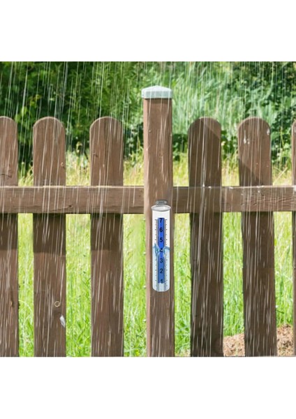 Bahçe Yağmur Göstergesi Doğru Yağmur Ölçümü Aracı Hava Durumu Yağış Göstergesi Çit Avlusu Veranda Çim Çiftlik Güvertesi Açık Havada (Yurt Dışından) fırsatları