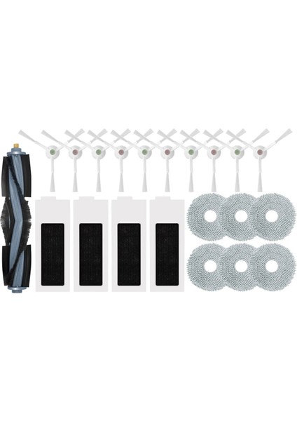 Ecovacs Deebot T20/T20 MAX/T20 Pro Aksesuarları Mop Bezi Hepa Filtre Toz Çantası Yedek Yedek Parçalar (Yurt Dışından)