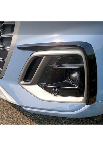 1paır Ön Tampon Hava Bıçağı Süslemesi Sis Lambası Audi Q5 Rs Sq5 2020-2024 Sis Lambası Ayırıcı Spoiler Dişleri Kapak (Yurt Dışından)