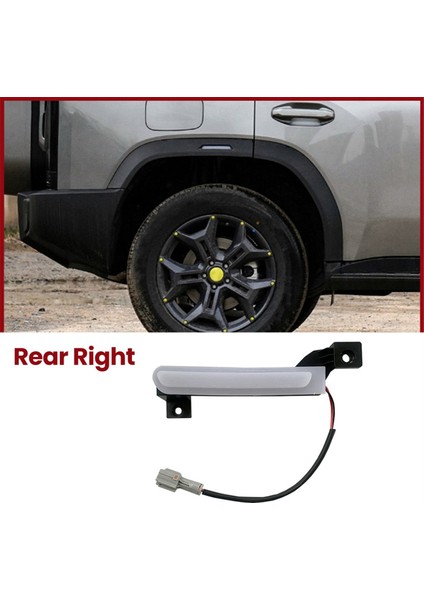 Chery Jetour Gezgin T2 Araba Çarkı Kaş Lambası Modifikasyonu Sol ve Sağ Ön Tekerlek Kaş Lambası Arka Sağ (Yurt Dışından) modelleri