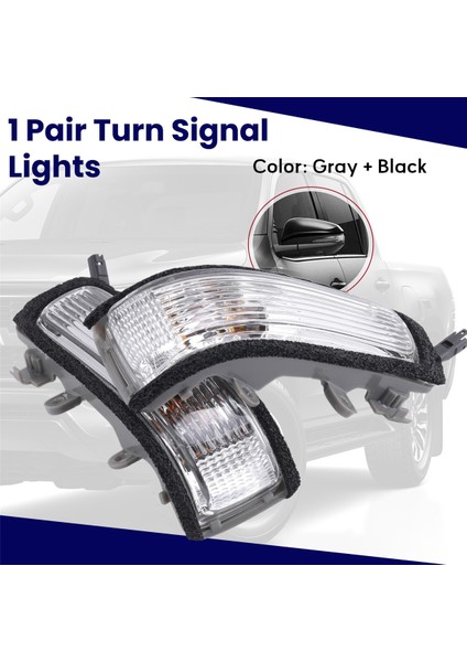 Araba Kapısı Yan Ayna Dönüş Sinyal Lambası Kanadı Dikiz Arrow Işık 81740-0K010 81730-0K010 Toyota Hilux Vigo 2011-2015 (Yurt Dışından) indirimleri