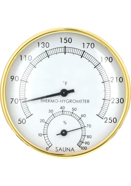 2 Arada 1 Sauna Termometresi Fahrenheit, Sauna Termometresi ve Higometre Iç Mekan Sıcaklık Nem Monitörü (Yurt Dışından)