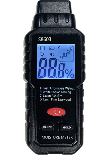 Iki Pim Dijital Ahşap Nem Metre 0-99.9% Ahşap Nem Test Cihazı Büyük LCD Ekranlı Ahşap Nemli Dedektör (Yurt Dışından)