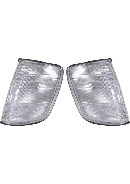 Araba L+R Beyaz Köşe Işıkları Mercedes W124 E-Serisi Sedan Için Sinyal Işıkları 1985-95 1248260043 1248260143 (Yurt Dışından) modelleri