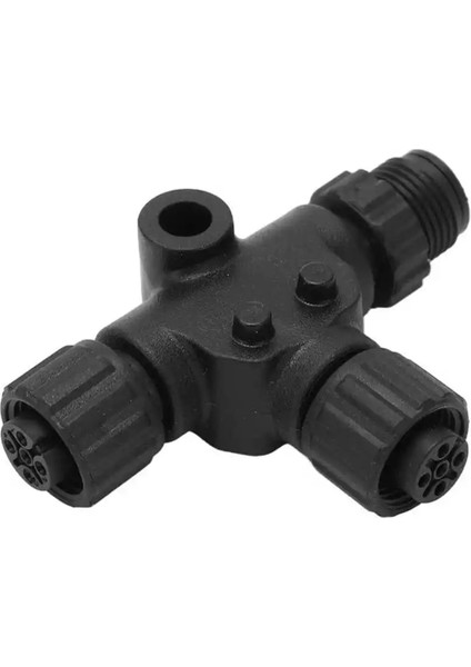 NMEA2000 3 Port M12 5pin Iplik IP67 Su Geçirmez Nmea 2000 (N2K) (Tee) T-Connector Garmin Lowrance Simrad (Yurt Dışından)