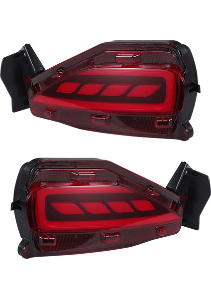 1 Çift LED Arka Tampon Reflektör Fren Kuyruğu Işık Lambası Toyota Fortuner Için 2015-2017&#39;YE Uyuyor (Yurt Dışından) modelleri