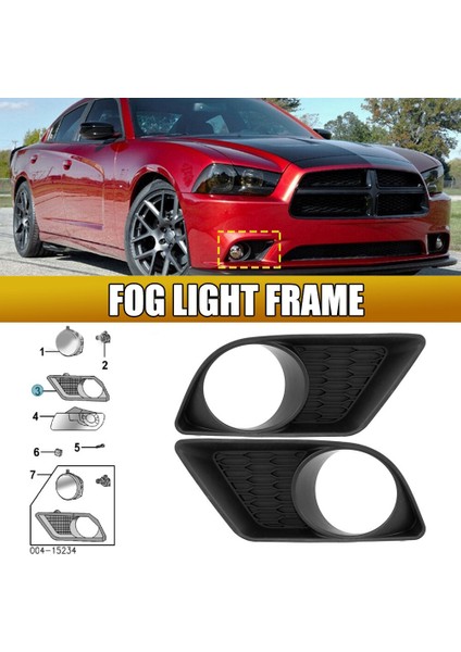 Dodge Charger 2011-2014 Için Sis Lambası Döşeme Seti, Sis Işık Deliği 2 Adet Sol ve Sağ (Yurt Dışından) fiyatları