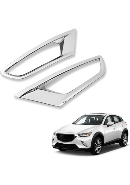 Mazda Cx3 Cx-3 2016 2017 2017 2018 Abs Krom Krom Arka Sis Lambası Kapağı Trim Foglight Çerçeve Dekorasyon Çerçevesi (Yurt Dışından) fiyatları