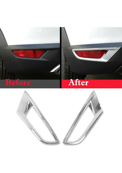 Mazda Cx3 Cx-3 2016 2017 2017 2018 Abs Krom Krom Arka Sis Lambası Kapağı Trim Foglight Çerçeve Dekorasyon Çerçevesi (Yurt Dışından) modelleri