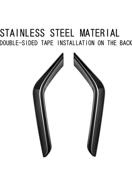 Araba Ön Tampon Ayırıcı Spoiler Dekoratif Kaplamalar Toyota Alphard 40 Serisi 2023+ Parlak Siyah (Yurt Dışından) modelleri