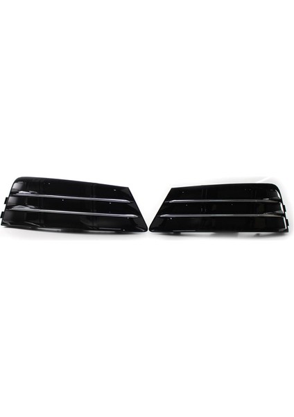 1 Çift Ön Tampon Sis Izgarası Izgara Izgara Audi A4 B9 2016-2018 Sis Lambası Kapağı 8WD807681 8WD807682 (Yurt Dışından)