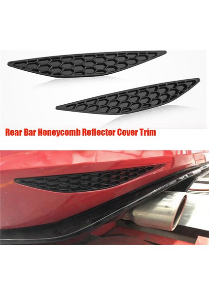 1pair Arka Çubuk Petek Yansıtıcı Vw Golf Için Trim Stil 7 Gtı Mk7 2014-2018 Tail Sis Far Şeritler Çıkartma (Yurt Dışından) fiyatları