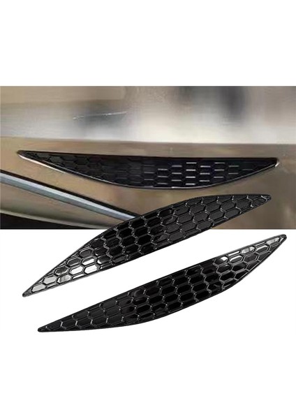 1pair Arka Çubuk Petek Yansıtıcı Vw Golf Için Trim Stil 7 Gtı Mk7 2014-2018 Tail Sis Far Şeritler Çıkartma (Yurt Dışından) indirimleri