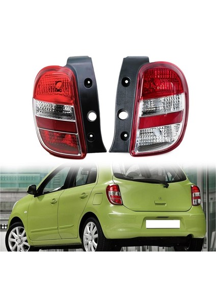 Araba Arka Lamba Fren Lambası Arka Tampon Işık Dönüş Sinyal Lambası Kapağı Nissan Için Ampul Olmadan Mart 2010-2016 Sol (Yurt Dışından) modelleri