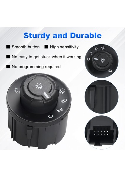 Far Denetleyicisi Sis Farklı Kontrol Anahtarı 9L3Z11654CA 9L3Z-11654 Ca Ford F150 F250 F350 F450 F550 Süper Görev (Yurt Dışından) indirimleri