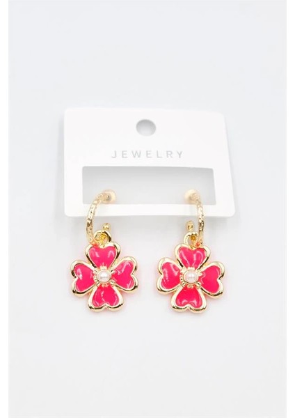 Çiçek Küpe - Pembe fiyatları