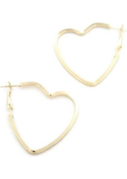 Kalp Halka Küpe - Altın fiyatları