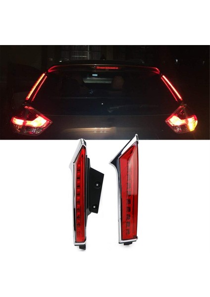 Kuyruk Işık LED Arka Tampon Işık Kolonu Işık Fren Lambası Nissan X-Trail 14-20 Için (Yurt Dışından) fiyatları