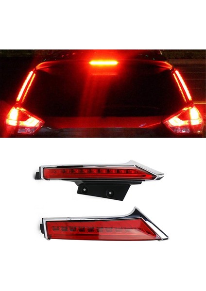 Kuyruk Işık LED Arka Tampon Işık Kolonu Işık Fren Lambası Nissan X-Trail 14-20 Için (Yurt Dışından) modelleri