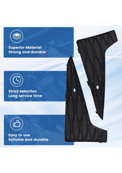 Araba Ön Tampon Sisli Fark Kapağı Izgara Çerçeve Araç Aksesuarları 5F0853665B 5F0853666B Koltuk Için Cupra Leon 2013-2016 (Yurt Dışından) indirimleri