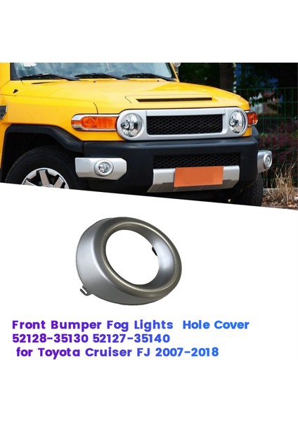 Sağ Ön Tampon Sis Farları Deliği Kapağı 52127-35140 Toyota Kruvazörü Fj 2007-2018 Sis Lamba Deliği Kapakları 5212735140 (Yurt Dışından) indirimleri