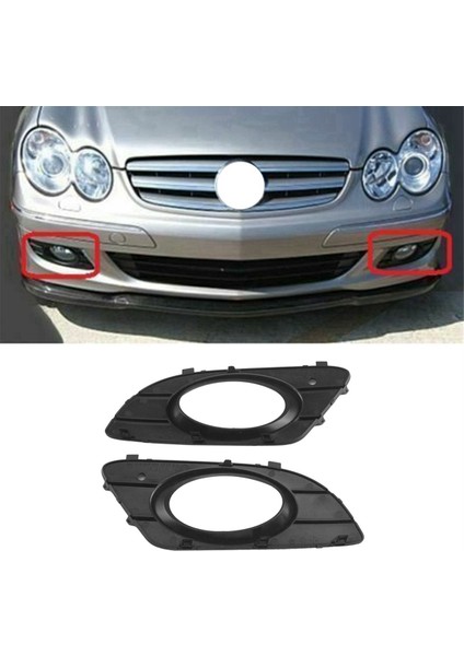 Mercedes-Benz Clk Sınıfı W209 2005-2009 Sis Lambası Kapağı A2098850423 R (Yurt Dışından) fiyatları