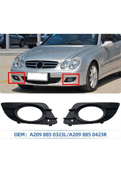 Mercedes-Benz Clk Sınıfı W209 2005-2009 Sis Lambası Kapağı A2098850423 R (Yurt Dışından) fırsatları