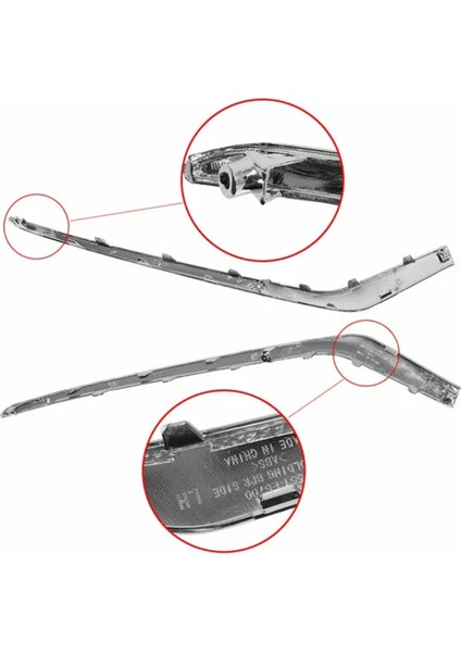 Ön Tampon Sis Kromu Alt Tampon Trim Sonata 2018-2019 86551-E6700 86552-E6700 86551E6700 86552E6700 (Yurt Dışından) modelleri