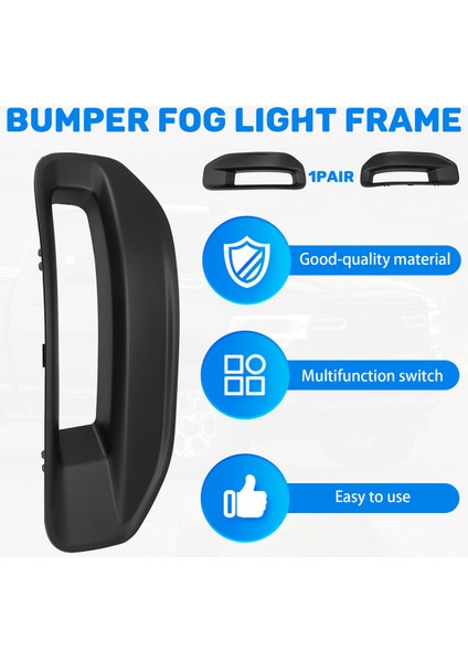 Araba Ön Tampon Sis Lambası Çerçeve Sis Lambası Kapağı 68274669AB Dodge Ram Için 1500 2019-2023 (Yurt Dışından) fırsatları