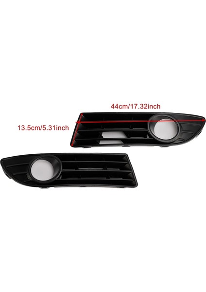 2pcs Sis Lambası Çerçeve Kapak Polo 9n Gti 2005-2009 Için Izgara Izgarası 6Q0853665E, 6Q0853666G (Yurt Dışından) fiyatları