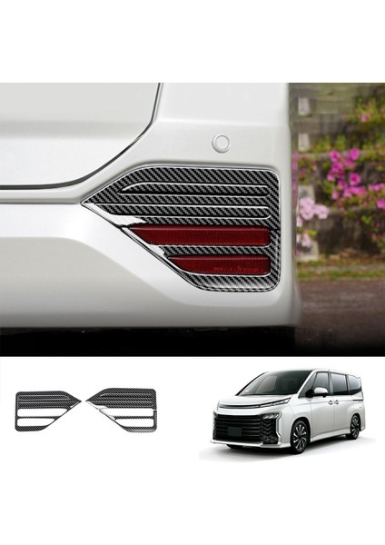 Toyota Noah Voxy 90 Serisi 2022 Için Arka Reflektör Sis Işık Lamba Kapağı Trim Çerçeve Çerçeve Dış Aksesuarlar Gösterildiği Gibi (Yurt Dışından) indirimleri
