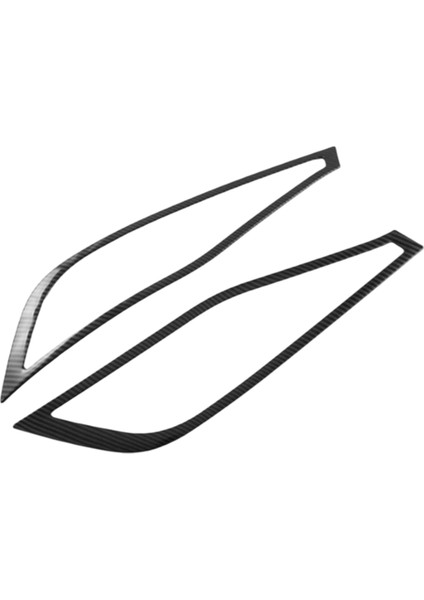 Araba Arka Sis Lambası Kapağı Trim Sisli Çerçeve Çerçevesi Toyota Harrier Için Dekorasyon Çerçevesi 2022-2024 Karbon Fiber (Yurt Dışından)