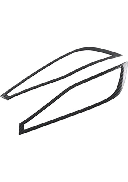 Araba Arka Sis Lambası Kapağı Trim Sisli Çerçeve Çerçevesi Toyota Harrier Için Dekorasyon Çerçevesi 2022-2024 Karbon Fiber (Yurt Dışından) indirimleri