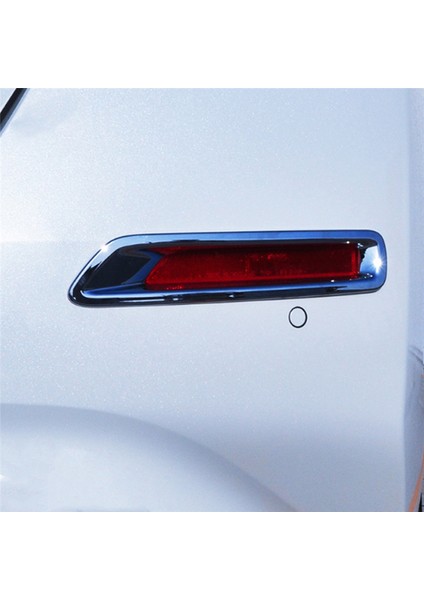 Nissan Yaprağı Için Ze1 2017 2018 2019 Otomobil Arka Tail Sis Ayak Kapağı Çerçeve Trim Sis Lambası Aksesuarları - 2 Adet (Yurt Dışından) indirimleri