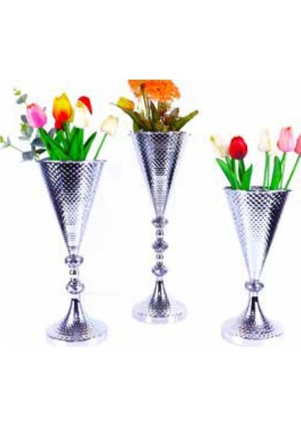 Mim Gümüş 3 ' Lü Çiçeklik Takım