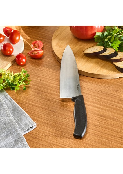 Dr. Inox Şef Bıçağı 33 cm Siyah