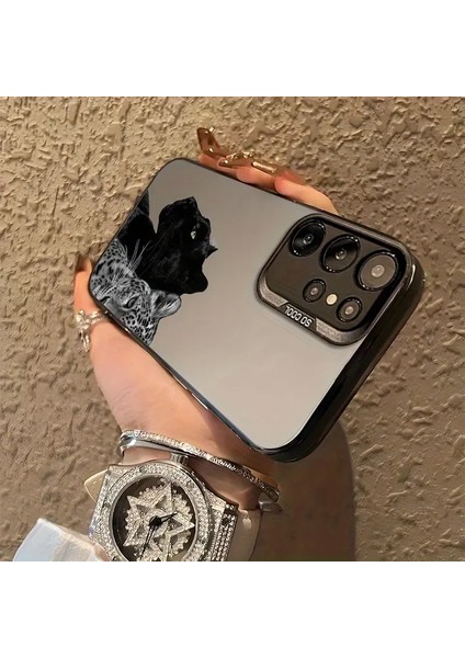 Samsung Galaxy S24FE Uyumlu Kaplan Desen Darbe Emici Telefon Kılıfı MK01A modelleri