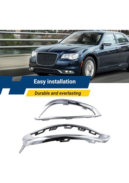 Araba Ön Sis Far Çerçevesi 5SD10SZ0AC 5SD11SZ0AC Chrysler 300C 2017-2020 Sis Işık Trim Kapak (Yurt Dışından) indirimleri