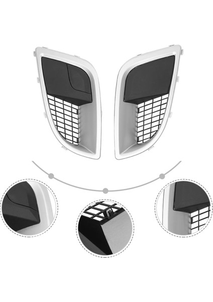 1 Çift Araba Sis Lambası Izgara Ön Tampon Lambası Izgara Sis Lambası Kapağı 22821247 22821246 Buick Regal Gs 2012-2017 Için (Yurt Dışından) indirimleri