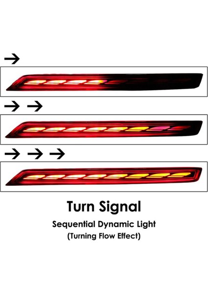 LED Arka Tampon Işık Toyota Land Cruiser LC300 22 Için (Yurt Dışından) fırsatları