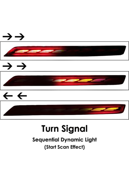 LED Arka Tampon Işık Toyota Land Cruiser LC300 22 Için (Yurt Dışından) indirimleri