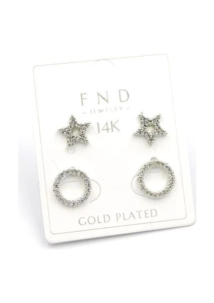 Çoklu Yıldız Küpe - Gümüş fiyatları