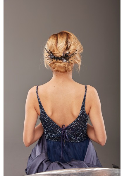 Kelebek Detaylı Gelin Saç Aksesuarı – Zarif ve Romantik Tasarım