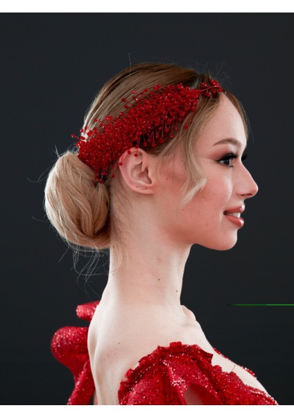 Kristal Taşlı Ince Gelin Tacı – Zarif Tasarım fiyatları