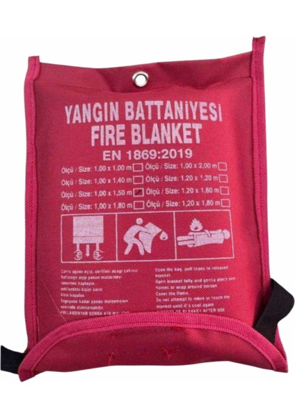 120X120 Yangın Battaniyesi