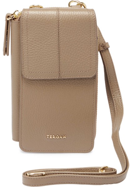 Bej Deri Kadın Omuz Çantası - S25Y1BC80438-S95