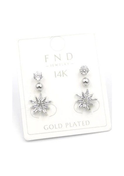 Çoklu Çiçek Küpe - Gümüş fiyatları